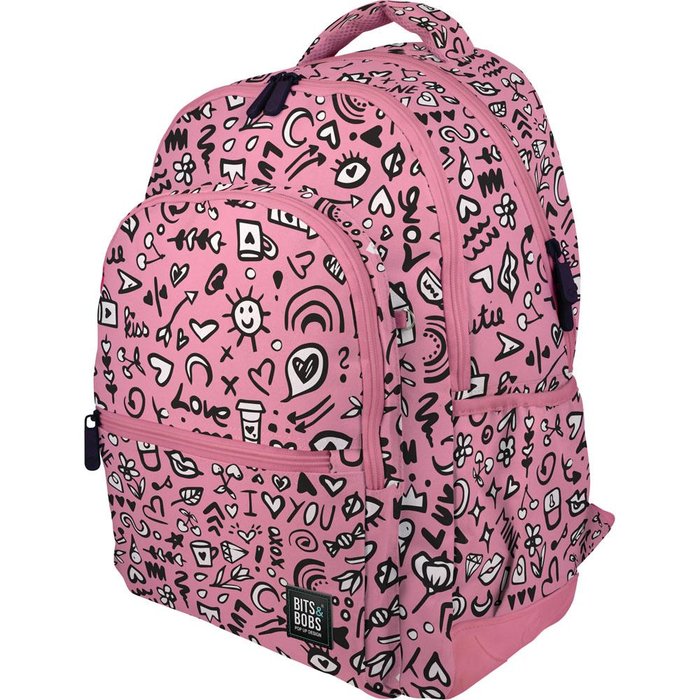 MOCHILA RUBBER B&B I LOVE YOU 25 | GRAFOPLAS DISEÑO Imagen principal del producto