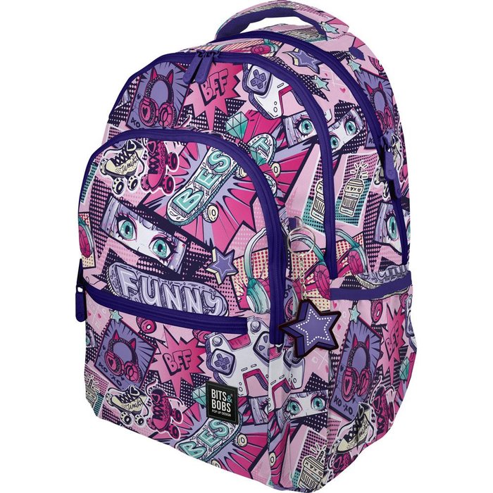 MOCHILA ROOMY B&B MANGA 25 | GRAFOPLAS DISEÑO Imagen principal del producto