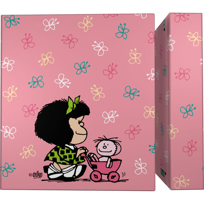 Carpeta A4 Forrada 4 Anillas 40mm Mafalda Baby Cart GRAFOPLAS DISEÑO