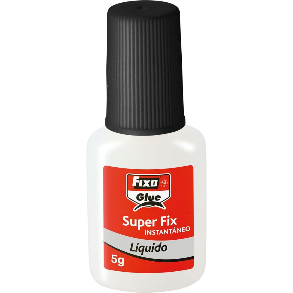 Pegamento líquido instantáneo con pincel 5g Fixo Glue – Precisión y rapidez