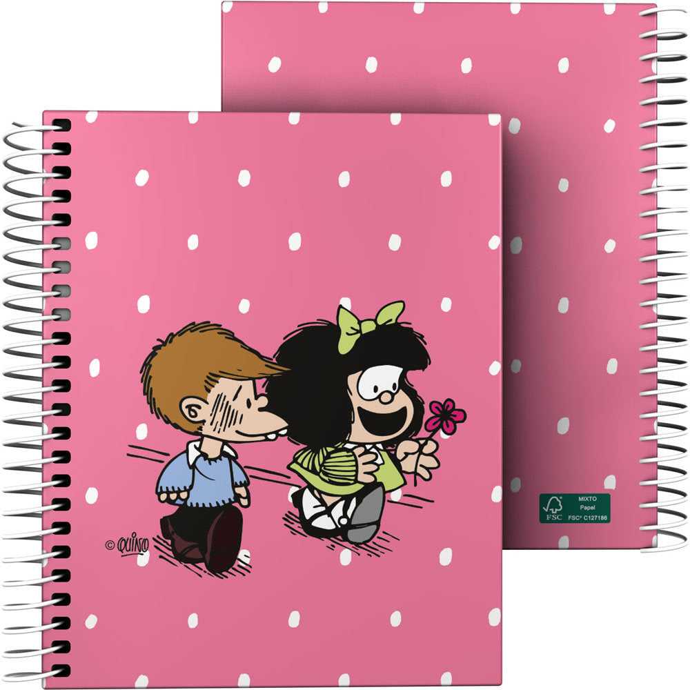 Cuaderno for A6 Cuadro 5mm Mafalda Friends GRAFOPLAS DISEÑO