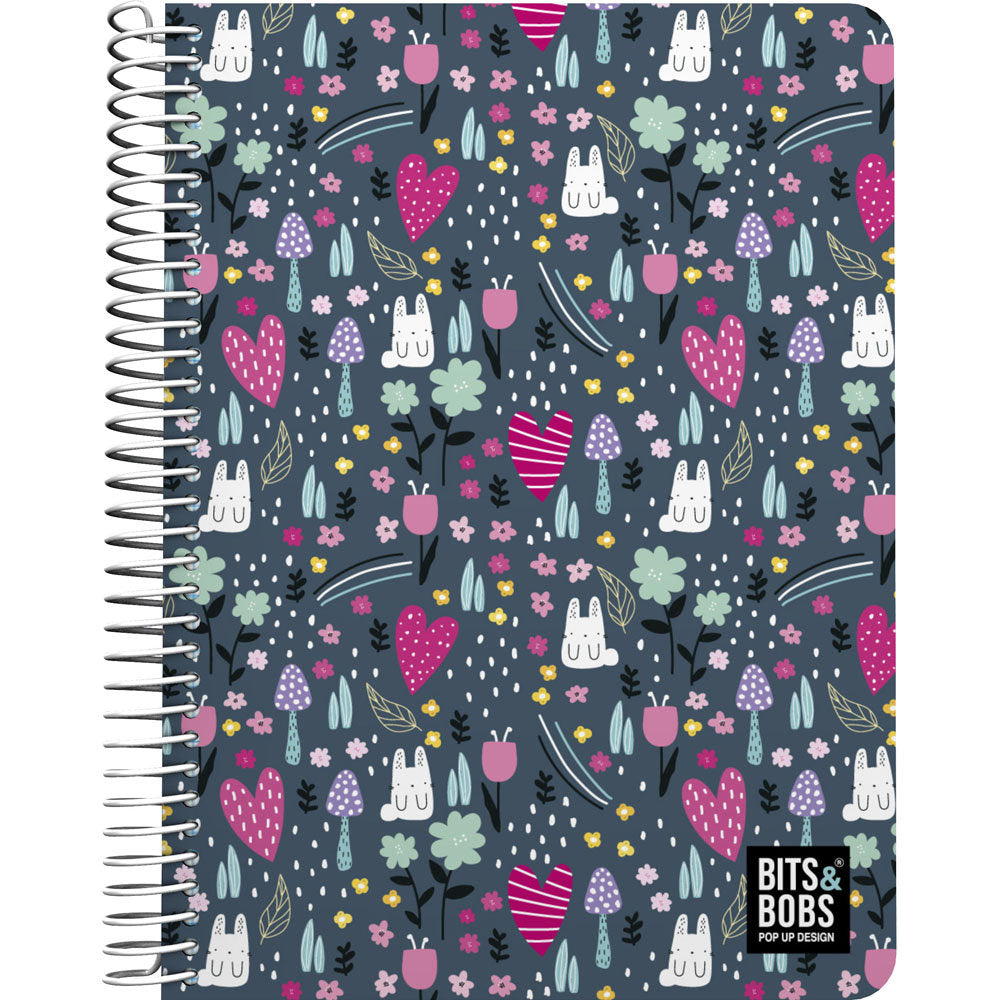Cuaderno PP A5 80H 90G Cuadro 4mm GRAFOPLAS Diseño