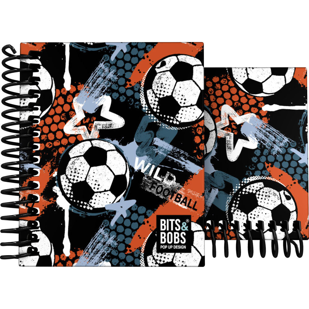 Cuaderno for A7 Cuadro 5mm B&b Wild Football 26 hojas