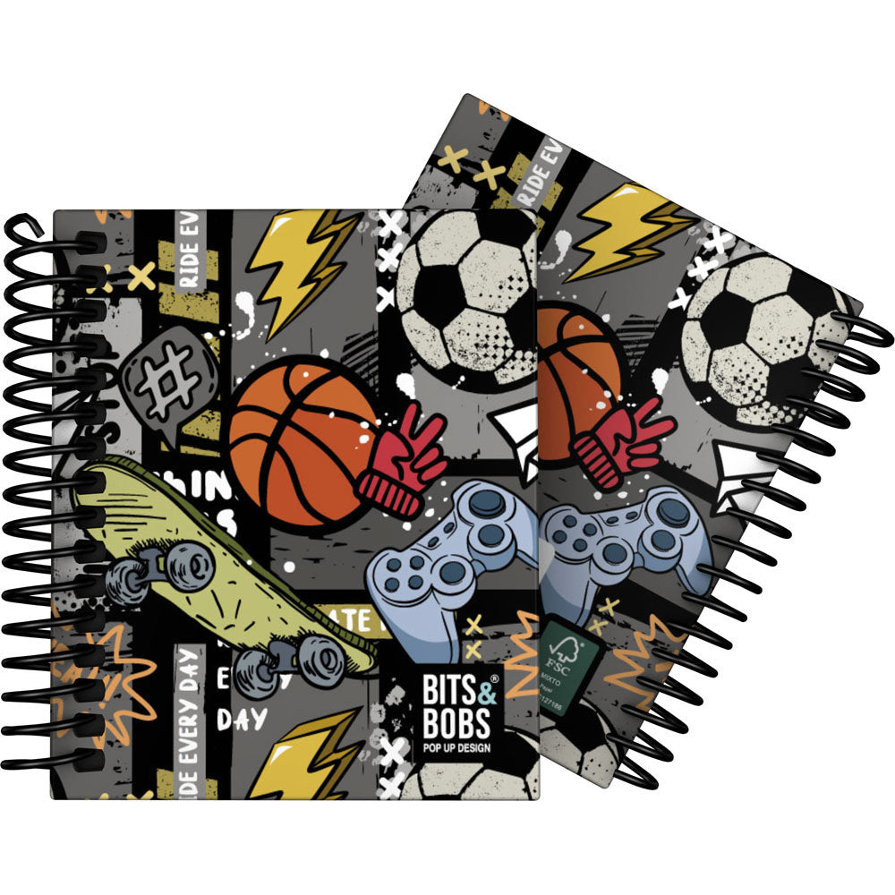 Cuaderno for A7 Cuadro 5mm B&b Free Sport GRAFOPLAS DISEÑO