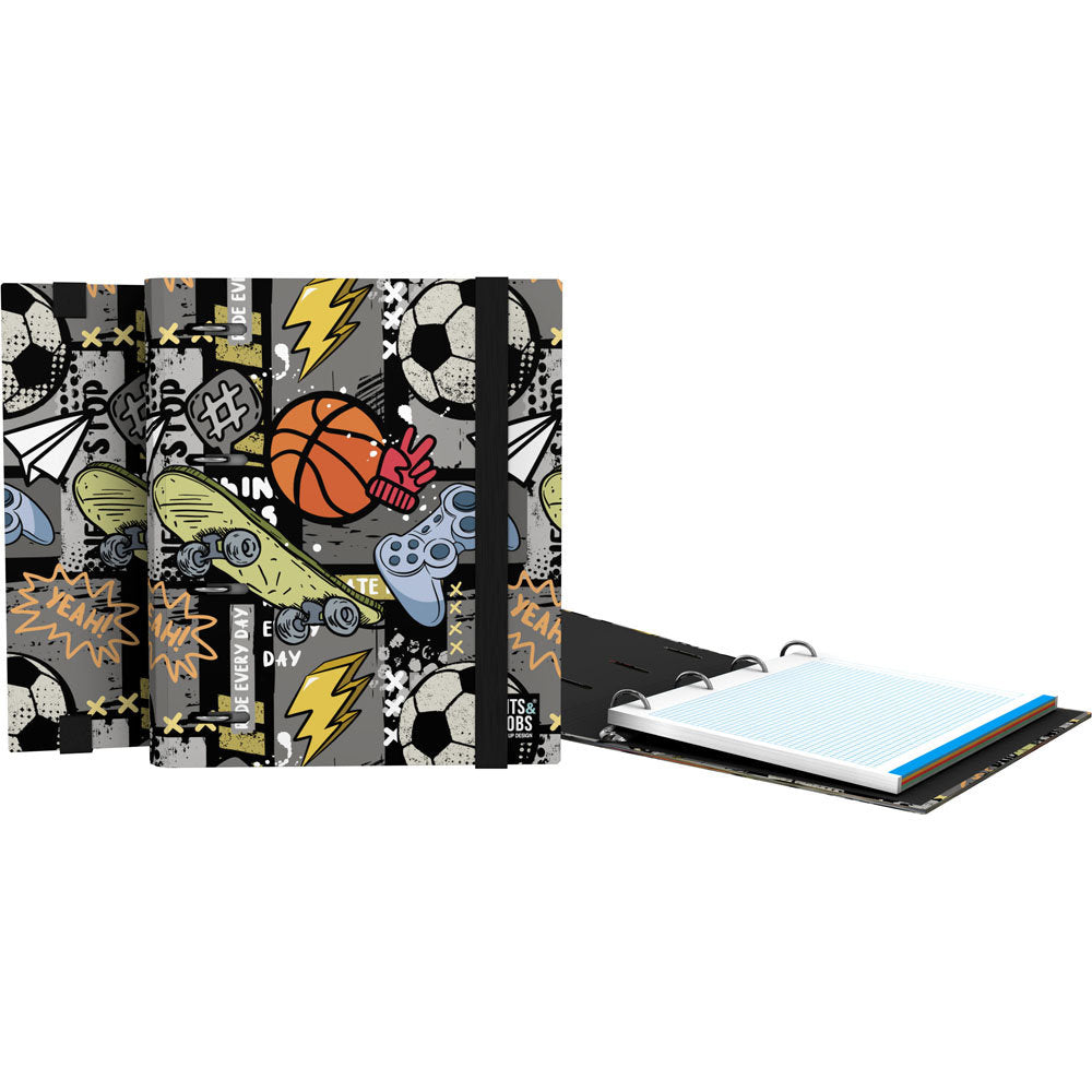 Carpebook A5 4 Anillas 25mm B&b Free Sport GRAFOPLAS DISEÑO Imagen principal del producto