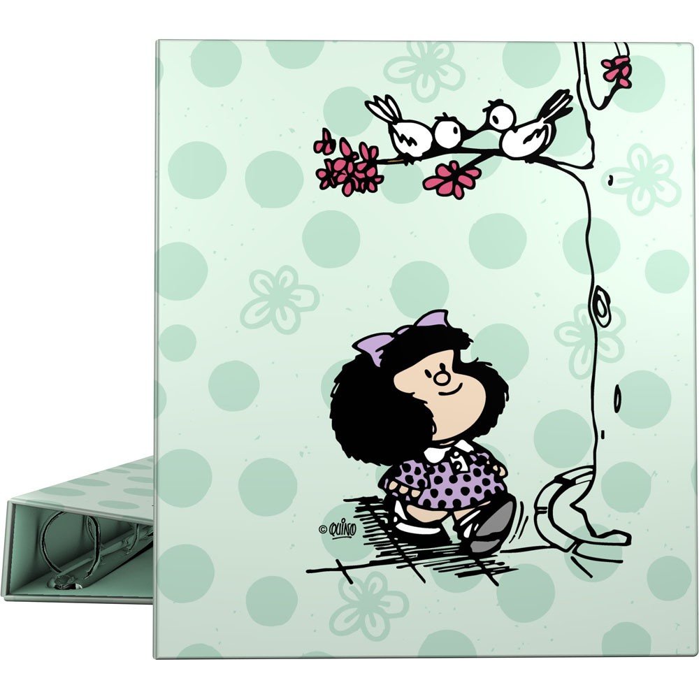 Carpeta Anillas A4 For.4D40 Mafalda Kiss GRAFOPLAS DISEÑO