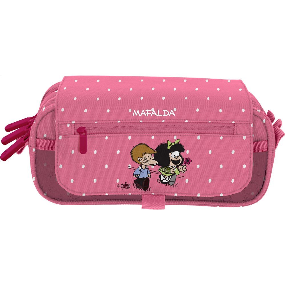 Portatodo Triple con Solapa Mafalda Friends 26 Grafoplas Diseño
