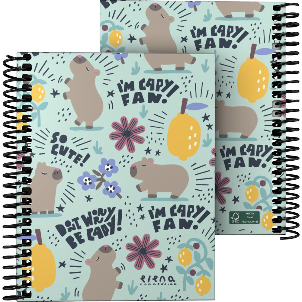 Cuaderno for A6 Cuadro 5mm Ec Cheerful GRAFOPLAS DISEÑO