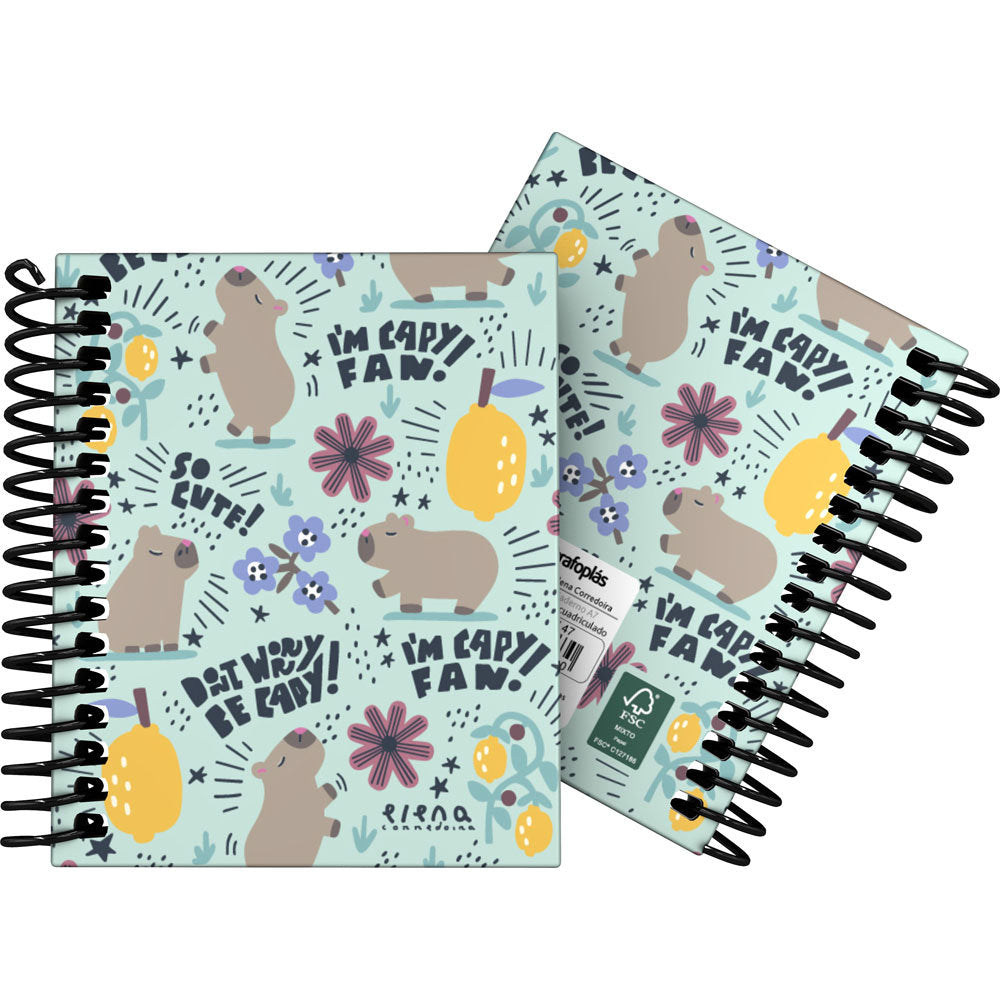 Cuaderno for A7 100H 70G Cuadro 5mm Ec Cheerful GRAFOPLAS DISEÑO