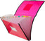 Archivador Fuelle Gomas PP 13 Separadores Fucsia C/ribete GRAFOPLAS