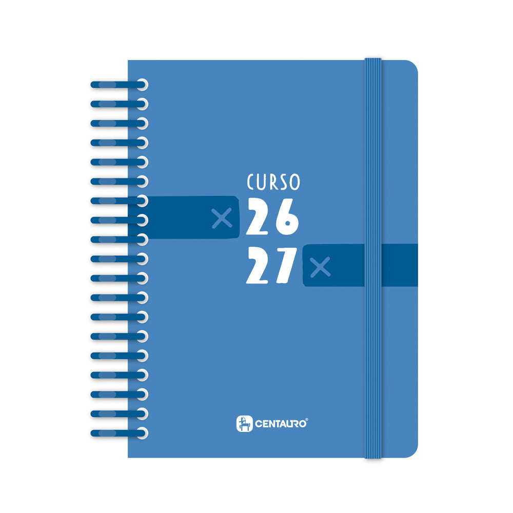 Pack 5 agendas escolares A6 día/página Centauro