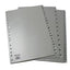 Juego Abecedario Xs 16 Taladros PP Folio Gris GRAFOPLAS