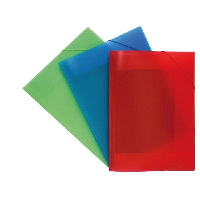 Carpeta A3 Colorgraf 3 Solapas PP Translucido Surtido GRAFOPLAS