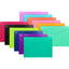 SOBRES BROCHE VELCRO PP A5 LIKE AZUL | 5 UNIDADES | (GRAFOPLAS)