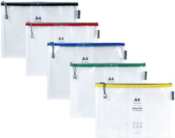 Bolsas Zipper Bag Cremallera A4 GRAFOPLAS Pack 20 Imagen principal del producto