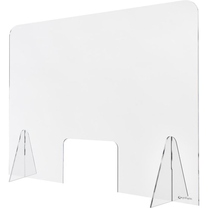 Mampara de protección de metacrilato 700x850 mm RADEX Imagen principal del producto