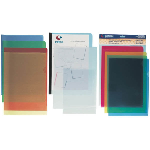 Paq/10 fundas dossier uñero a4 pp color verde