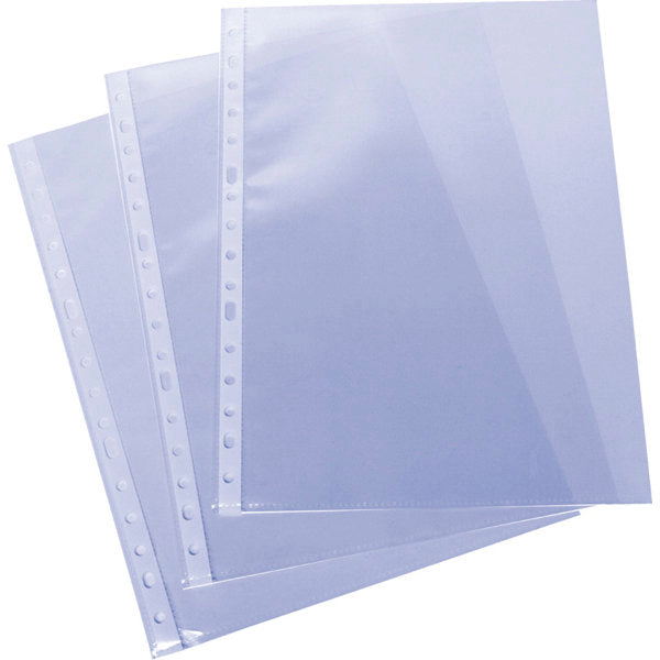 Funda PP Folio 16 Taladros Transparente Lomo Reforzado GRAFOPLAS