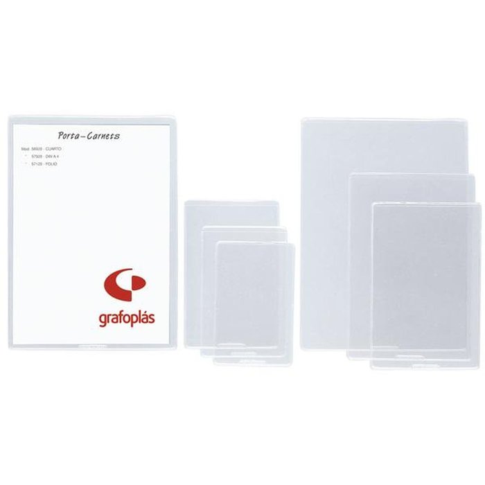 FUNDAS PVC PIEL NARANJA 150 MICRAS UÑERO SUPERIOR 111X74 MM | 50 UNIDADES | (GRAFOPLAS)