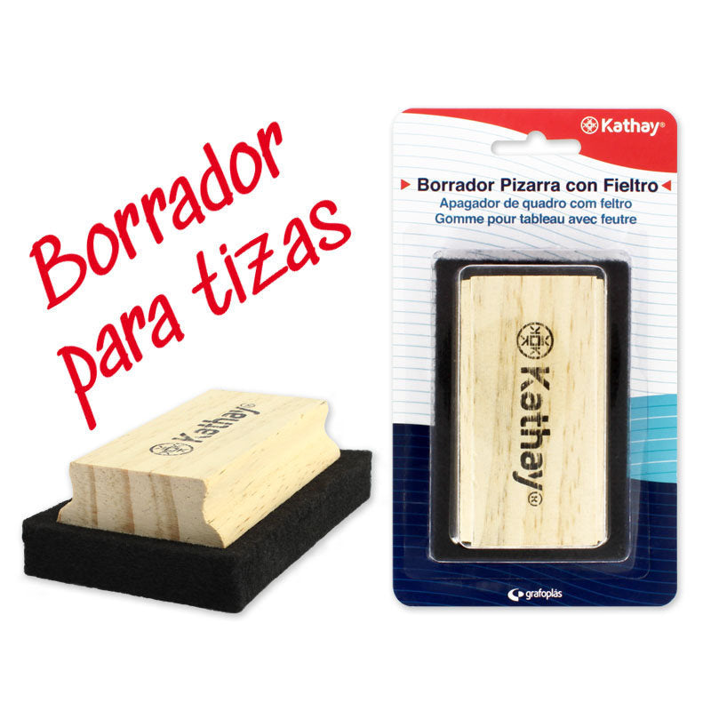 BLISTER 1 BORRADOR PIZARRA FIELTRO TRADICIONAL CENTAURO | 12 UNIDADES | (CENTAURO)