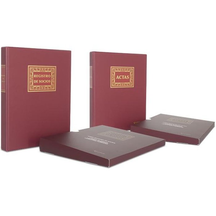 Libro de Actas Granate PVC GRAFOPLAS Imagen principal del producto