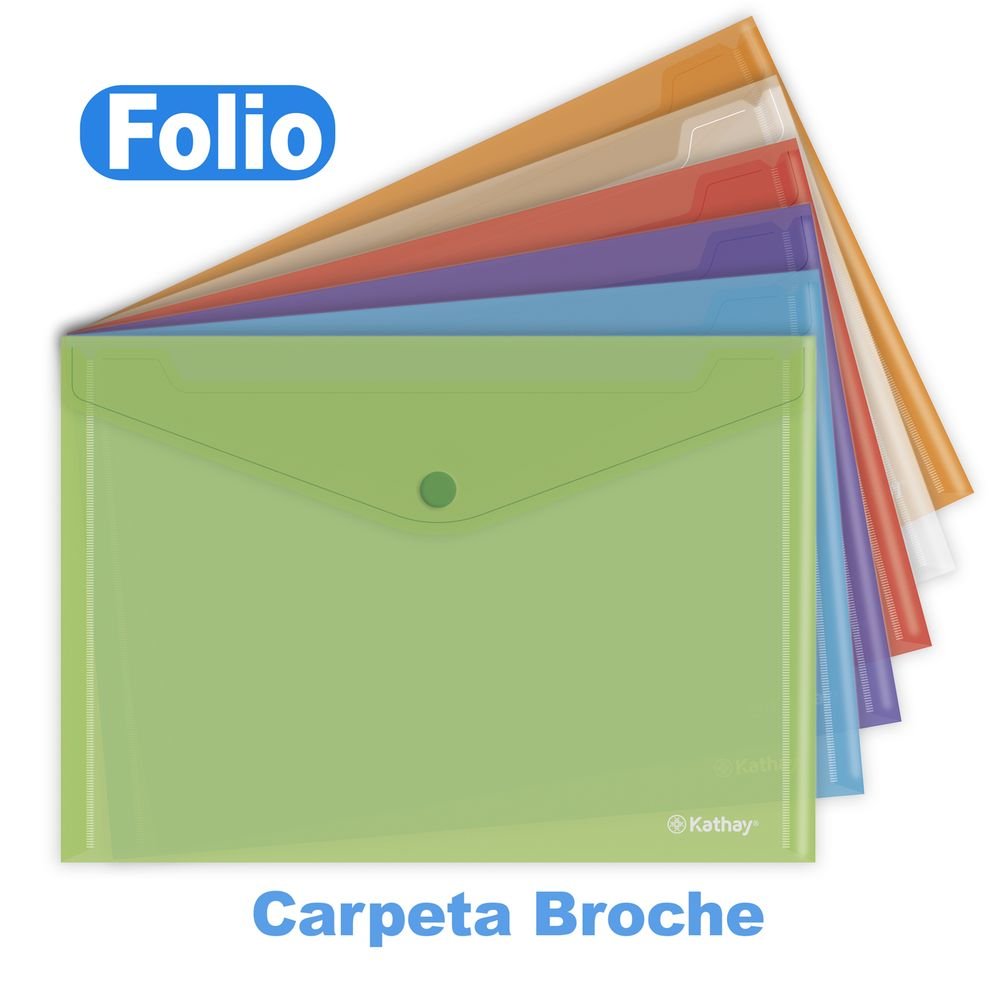 Sobre PP Transpantes Folio Broche Colores Surtidos Centauro Imagen principal del producto