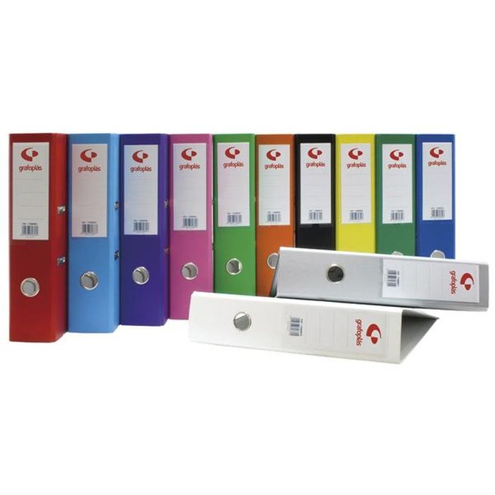 Archivador palanca A4 45 mm Grafcolor naranja cartón 2 mm
