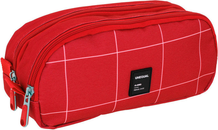Portatodo doble rojo 24,5x9,5 Unequal GRAFOPLAS DISEÑO
