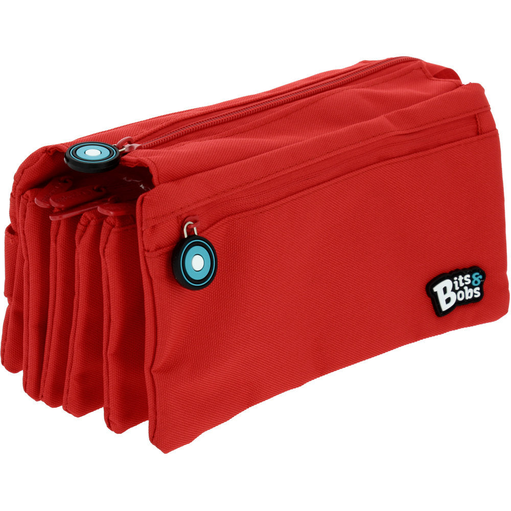 PORTATODO CUADRUPLE BITS&BOBS ROJO | GRAFOPLAS DISEÑO