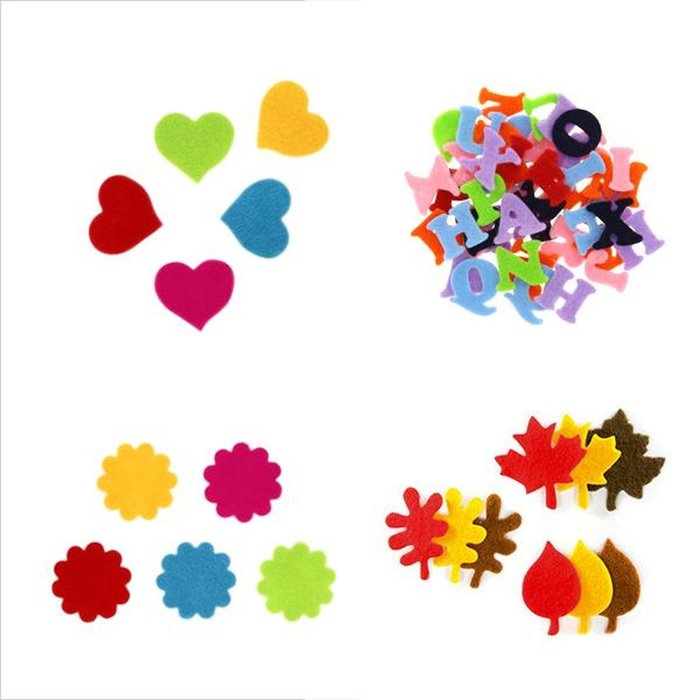 Pack 27 Figuras Adhesivas Fieltro Adhesivo Hojas Otoño GRAFOPLAS Imagen principal del producto