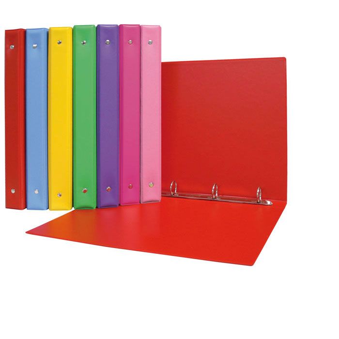 CARPETA FOLIO 4 ANILLAS COLORS PVC AZUL CLARO | 1 UNIDADES | (GRAFOPLAS)