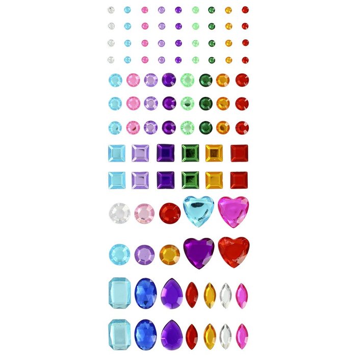 Blister Figuras Cristal Brillante Adhesivas Surtidas GRAFOPLAS Imagen principal del producto