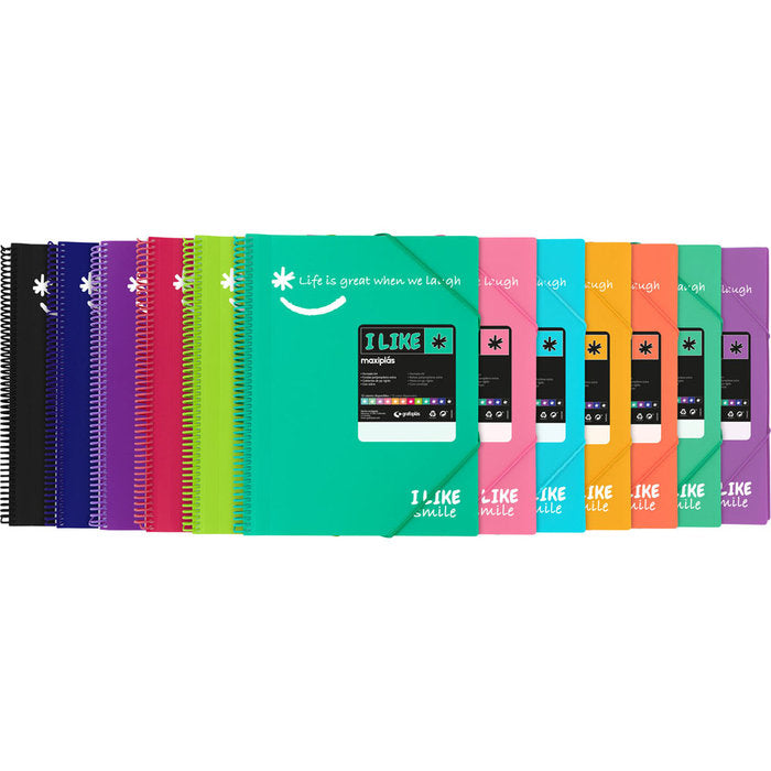 CARPETA 50 FUNDAS MAXIPLAS LIKE2 A4 ROSA CLARO | 1 UNIDADES | (GRAFOPLAS)