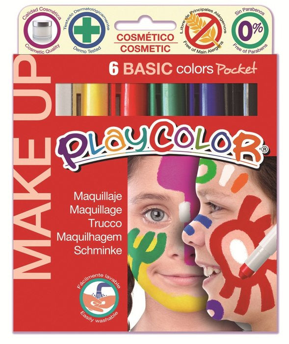 Maquillaje Make Up Basic Pocket 6 Colores Surtidos INSTANT