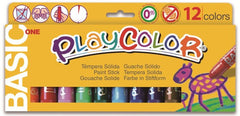 TEMPERA SOLIDA BASIC ONE ESTUCHE 12 COLORES SURTIDOS | 1 UNIDADES | (INSTANT)