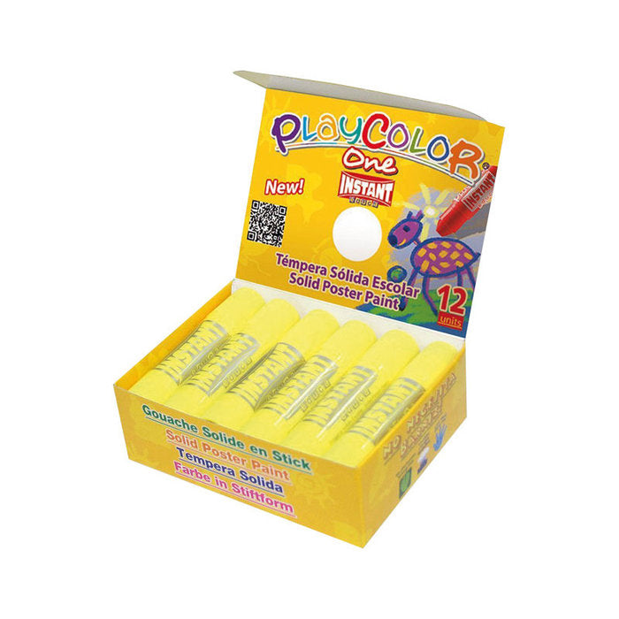 Tempera sólida Playcolor Basic One Amarillo Marca Instant Imagen principal del producto