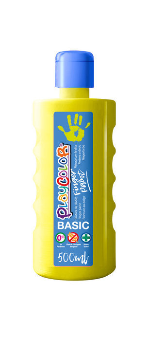 Pintura Dedos Playcolor Finger Paint Basic 500 ml Amarillo INSTANT