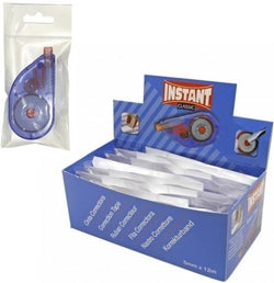 Cinta Correctora 5mmx12m INSTANT Pack 12 para correcciones rápidas