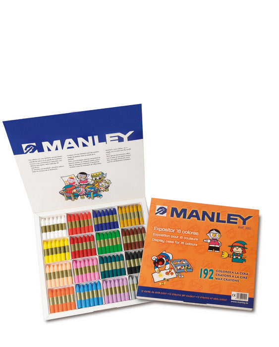 CERA MANLEY 192 UNIDADES COLORES SURTIDOS | 1 UNIDADES | (MANLEY PRODUCTOS, S,A,) Imagen principal del producto