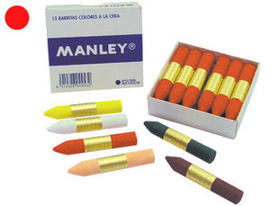 CERA MANLEY Nº 09 ROJO ESCARLATA | 12 UNIDADES | (MANLEY PRODUCTOS, S,A,)