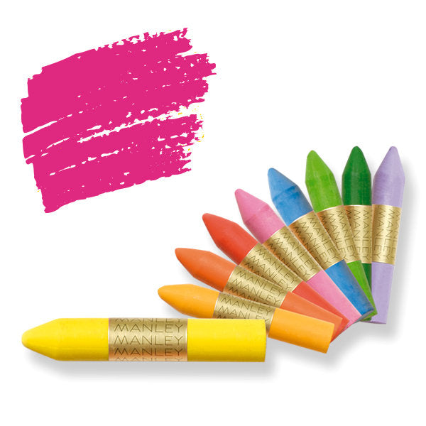 Ceras Manley Unicolor Rosa Natural Pack 12 Imagen principal del producto