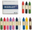 C/12 Ceras Manley Unicolor Nº39 Lila