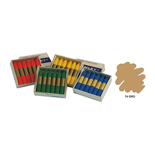 C/12 Ceras Manley Unicolor Nº74 Oro Imagen principal del producto
