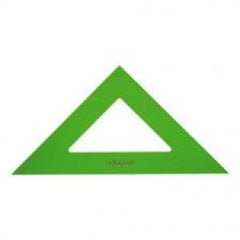 ESCUADRA FABER 21CM VERDE 566-21 | 5 UNIDADES | (FABER CASTELL)