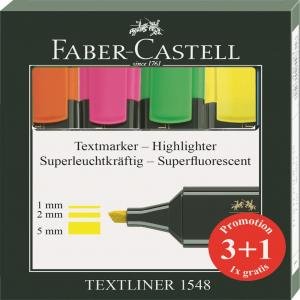 Expositor 22 Estuche Marcador Faber 1548 3+1 Colores Surtidos Faber Castell Imagen principal del producto