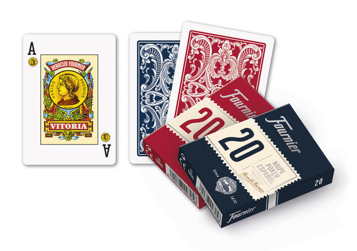 Baraja Poker Español nº20 Fournier Estuche Cartón 55 Cartas Imagen principal del producto