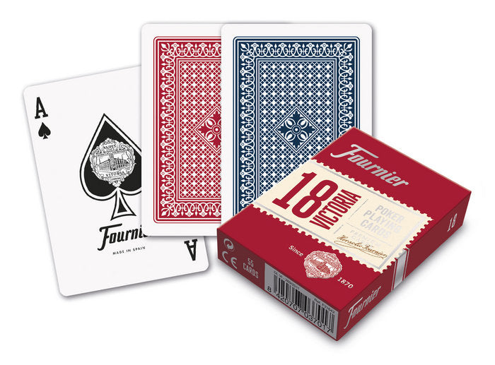 BARAJA CARTAS POKER INGLES 18/55 55 CARTAS | HERACLIO FOURNIER, S,A, | ENVASE 12 UDS. UNIDAD | 38420707037018 Imagen principal del producto