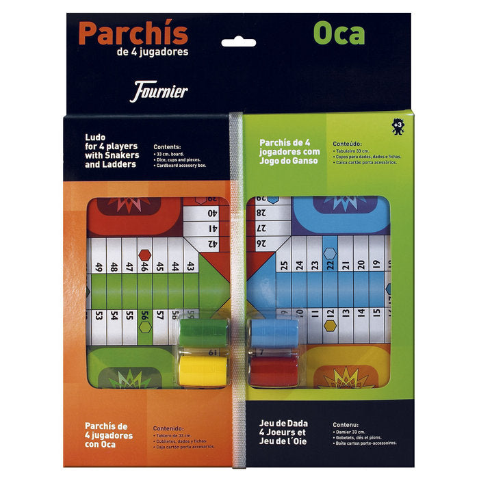 Tablero Parchis Oca 4 Jugadores con Accesorios HERACLIO FOURNIER Imagen principal del producto