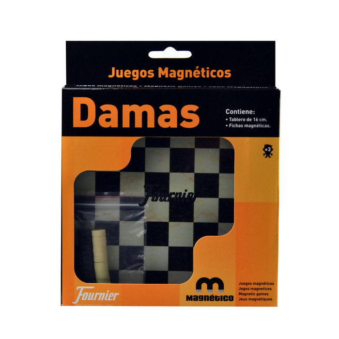 JUEGO MAGNETICO DAMAS FOURNIER | HERACLIO FOURNIER, S,A, | 1 UNIDAD | 8420707300043 Imagen principal del producto