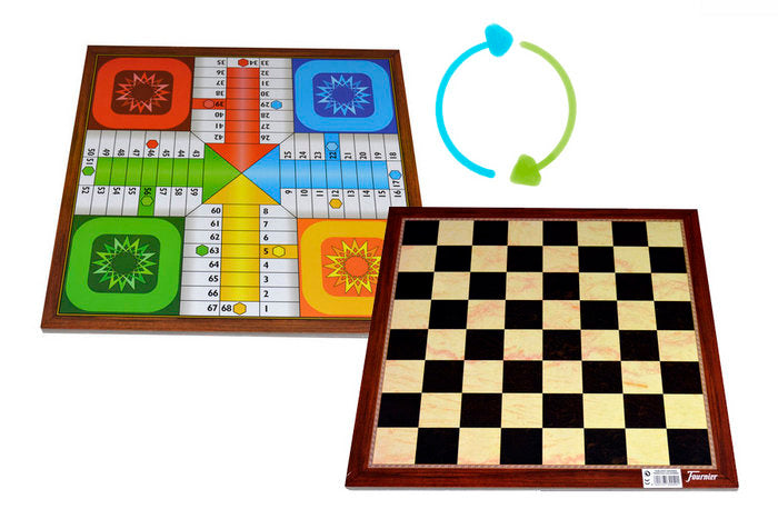 TABLERO GRANDE PARCHIS AJEDREZ 4 JUGADORES | HERACLIO FOURNIER, S,A, | 1 UNIDAD | 8420707300401